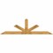 Ekena Millwork Saratoga Timber Gable Bracket, Western Red Cedar, 108"W x 31 1/2"H x 4"D x 6"F, 7/12 Pitch GBW108X31X0406SAR00RWR - alternate 1